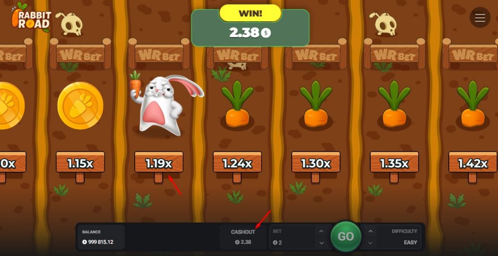 Rabbit Road Casino Spiel